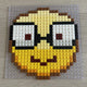 Nerd - Emoji Buildable Brick Art