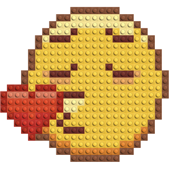 Kissing - Buildable Brick Emoji