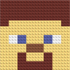 Buildable - Brick Gamer Face