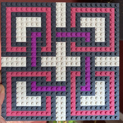 Connected - Buildable Brick Art