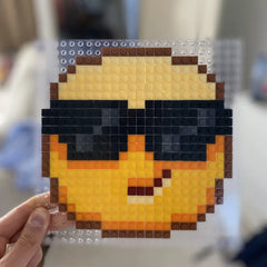 Cool - Emoji Buildable Brick Art