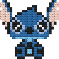 Stitch-Style - Buildable Brick Art