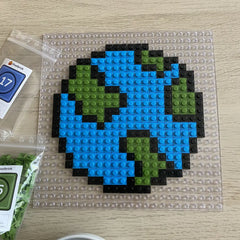Earth - Buildable Brick Art