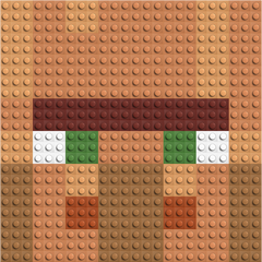 Villager - Buildable Brick Art