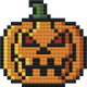 Jack-o'-Lantern - Buildable Brick Art