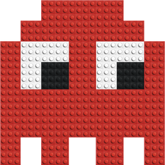 Red Invader - Buildable Brick Art