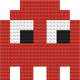 Red Invader - Buildable Brick Art