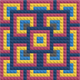 Electric Labyrinth - Buildable Brick Art