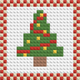 Christmas Tree - Buildable Brick Mosaic