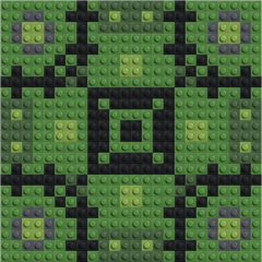 Forest Sentinel - Buildable Brick Art