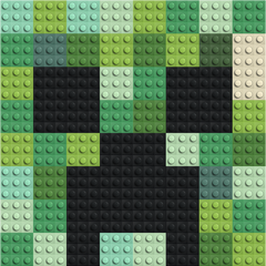 Creeper - Buildable Brick Art