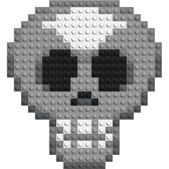 Skeleton - Buildable Brick Art