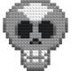 Skeleton - Buildable Brick Art