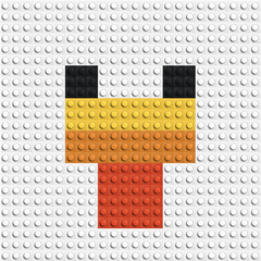 Chicken - Buildable Brick Art