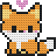 Foxy - Buildable Brick Art