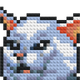 Meme Cat #2 - Buildable Brick Art