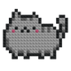Cute Cat - Buildable Brick Art