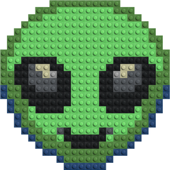 Alien - Buildable Brick Art